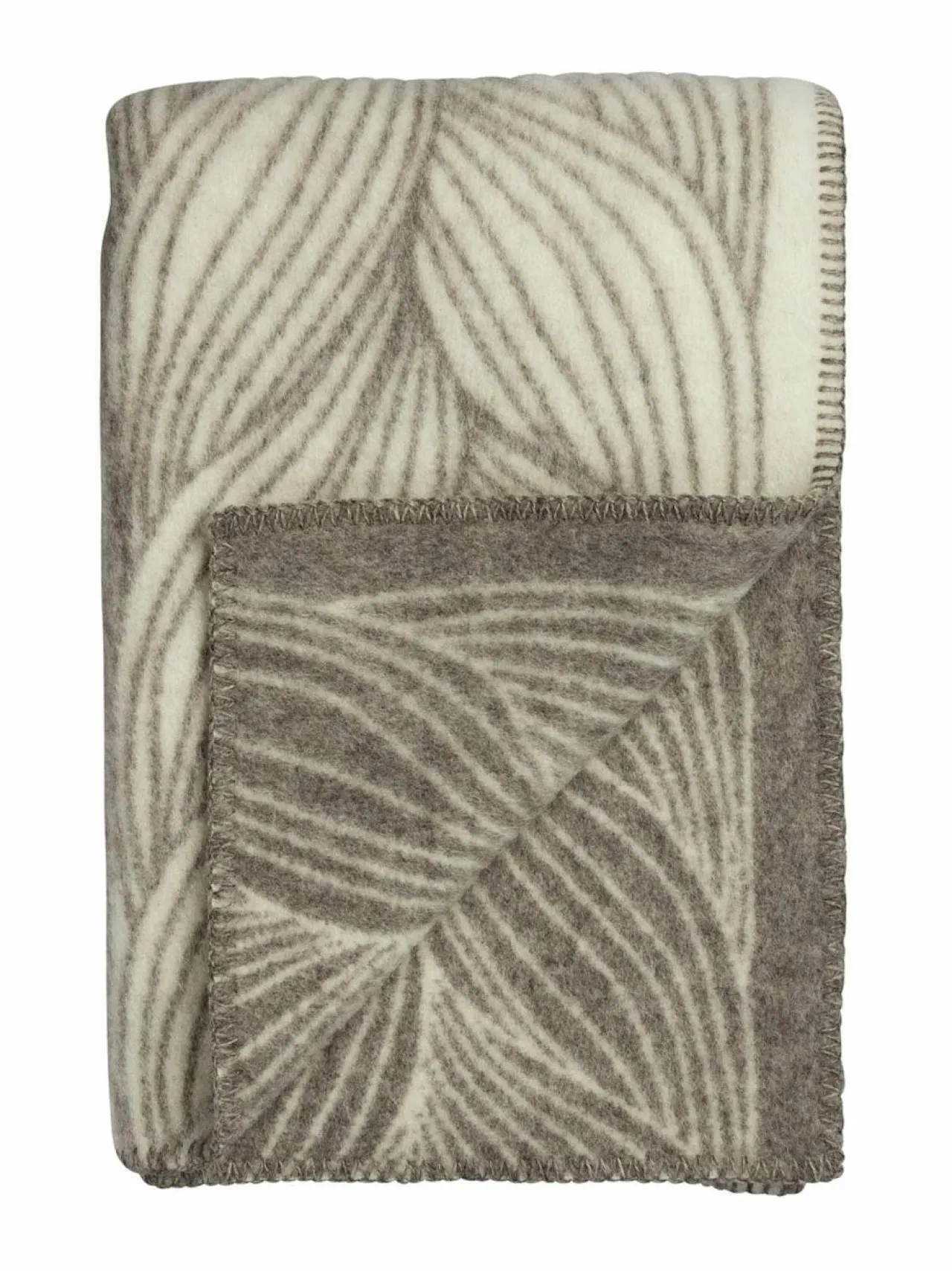Huovat & Päiväpeitot|Røros Tweed Naturpledd-huopa 135 x 200 cm FLETTE