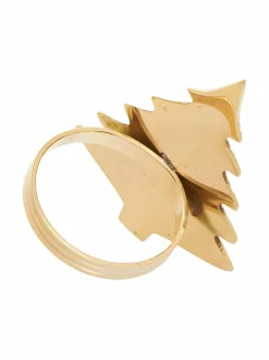 Keittiö- & Kattaustekstiilit|Villa Stockmann Navida-lautasliinarengas GOLD