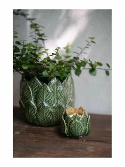 Ruukut & Istutusastiat|Wikholm Form Nea-kynttilänjalka, 8 x 7 cm GREEN