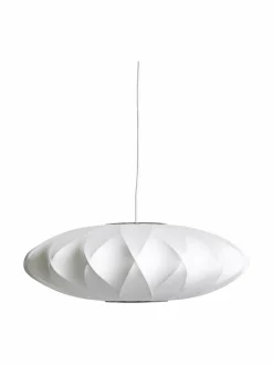 Kattovalaisimet|HAY Nelson Saucer Crisscross Bubble Pendant S -riippuvalaisin WHITE