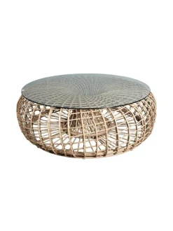 Puutarhakalusteet & Pehmusteet|Cane-Line Nest-sohvapöytä BEIGE