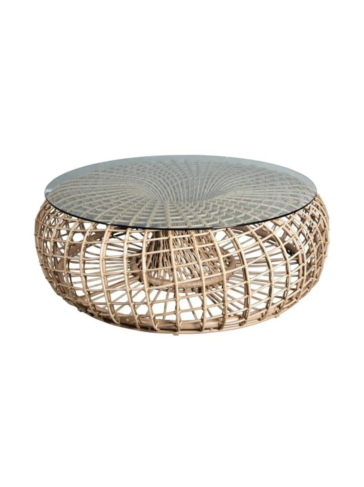 Puutarhakalusteet & Pehmusteet|Cane-Line Nest-sohvapöytä BEIGE