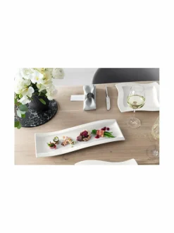 Tarjoiluastiat|Villeroy & Boch New Wave Antipasti -lautanen 42 x 15 cm VALKOINEN