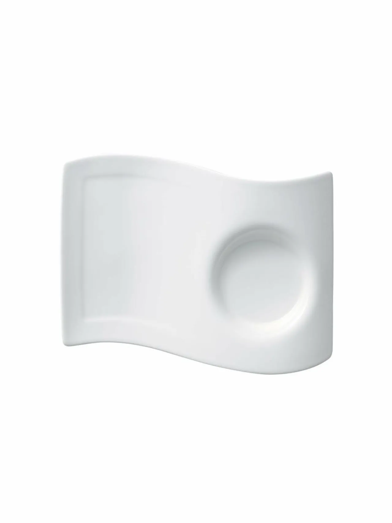 Tarjoiluastiat|Villeroy & Boch New Wave Caffè Party -lautanen 20 x 14 cm VALKOINEN