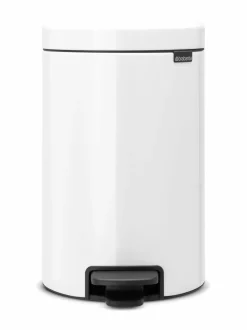 Roskakorit & -Pussit|Brabantia NewIcon-poljinroskakori 12 l WHITE (VALKOINEN)