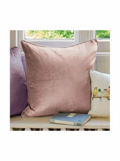 Sisustustyynyt|Laura Ashley Nigella-samettityyny BLUSH