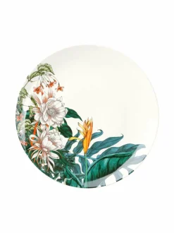 Lautaset & Kulhot|Maxwell&Williams Night Garden -lautanen 27,5 cm WHITE, GREEN , ORANGE