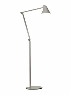 Lattiavalaisimet|Louis Poulsen NJP-LED-lattiavalaisin LIGHT GREY (VAALEANHARMAA)