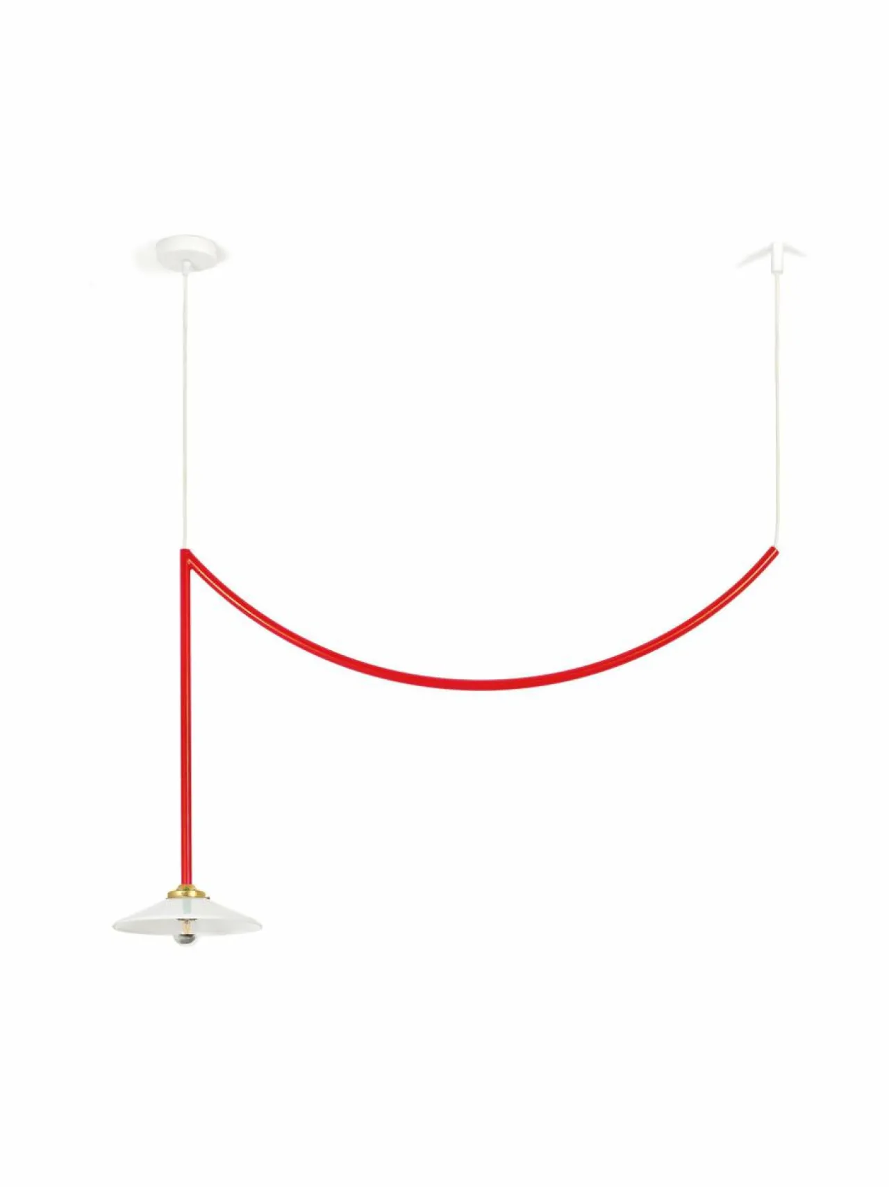 Kattovalaisimet|valerie_objects N°5-kattovalaisin R RED