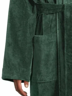 Kylpyhuonetekstiilit|Cap Horn loungewear Noak-veluurikylpytakki CELTIC GREEN