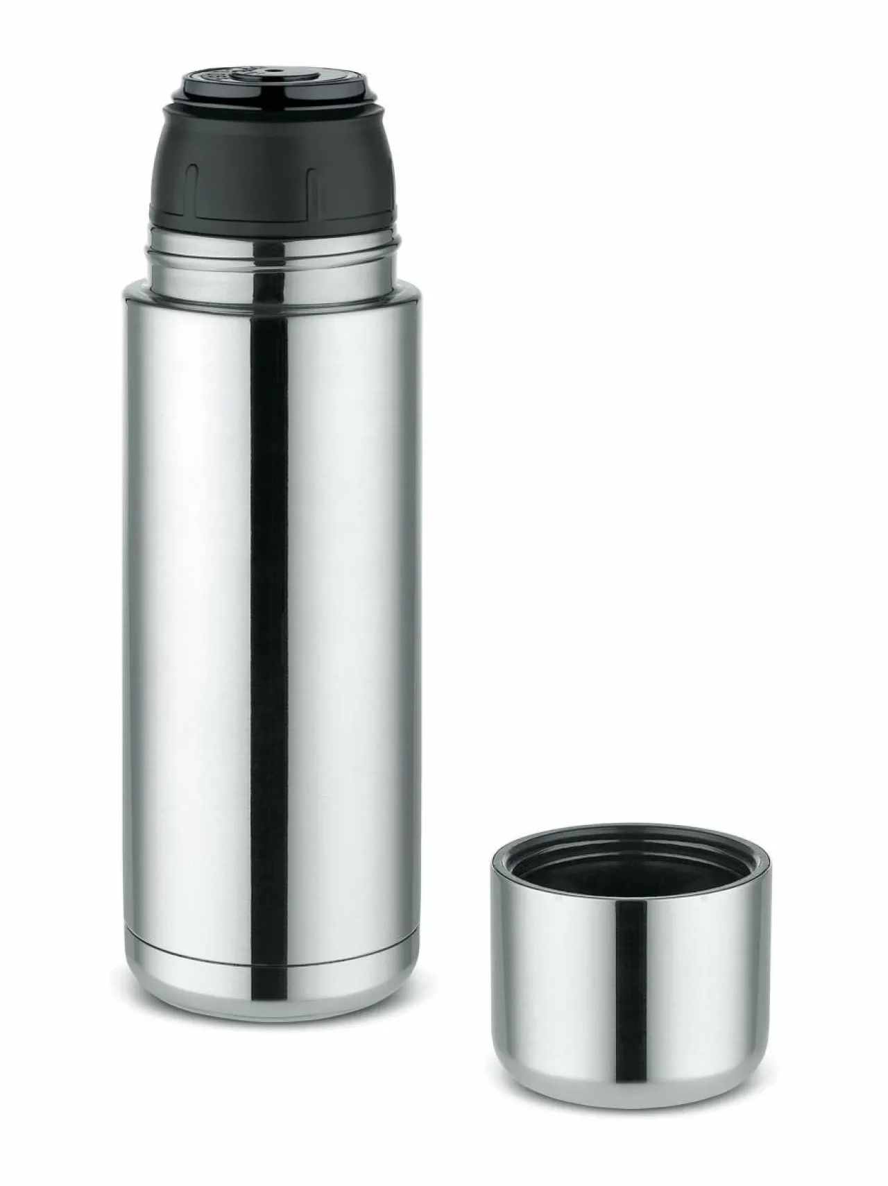 Tee, Kahvi & Vesi|Alessi Nomu-termospullo 2,7 dl TERÄS