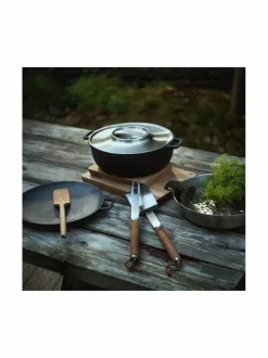 Grillit & Grillitarvikkeet|Fiskars Norden Grill Chef -valurautapata 30 cm BROWN