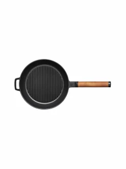 Keitto- & Paistoastiat|Fiskars Norden- valurautainen parilapannu 26 cm MUSTA