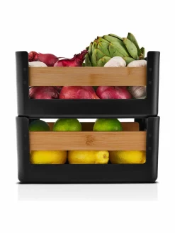 Keittiötarvikkeet|Eva Solo Nordic Kitchen Pantry Crate -säilytyskori BLACK