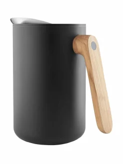 Tee, Kahvi & Vesi|Eva Solo Nordic Kitchen -termoskannu 1 l MUSTA/TAMMI