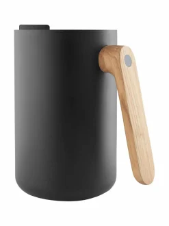 Tee, Kahvi & Vesi|Eva Solo Nordic Kitchen -termoskannu 1 l MUSTA/TAMMI