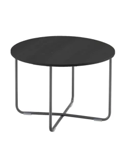 Pöydät|HT Collection Nordic -sohvapöytä, Tumma ∅ 60 cm MUSTA