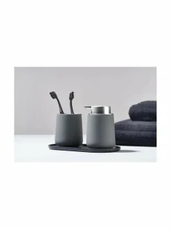 Kylpyhuonetarvikkeet|Zone Denmark Nova-hammasharjamuki GREY/WHITE