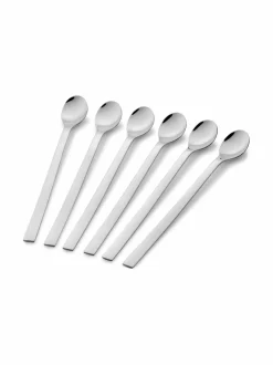 Aterimet & Tarjoiluvälineet|WMF Nuova Longdrink -lusikkasetti 6-osainen STEEL