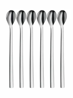 Aterimet & Tarjoiluvälineet|WMF Nuova Longdrink -lusikkasetti 6-osainen STEEL