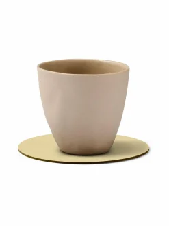 Keittiö- & Kattaustekstiilit|Lind DNA Nupo Circle -lasinalunen LEMON SORBET