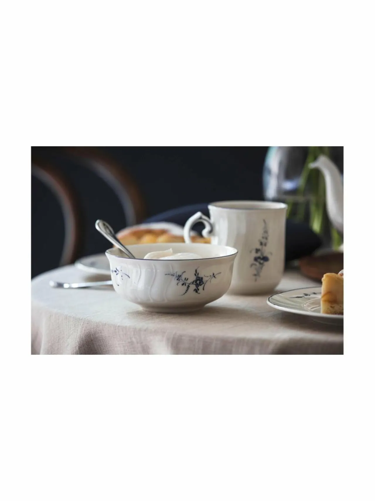 Lautaset & Kulhot|Villeroy & Boch Old Luxembourg -annoskulho 13 cm VALKOINEN/SININEN