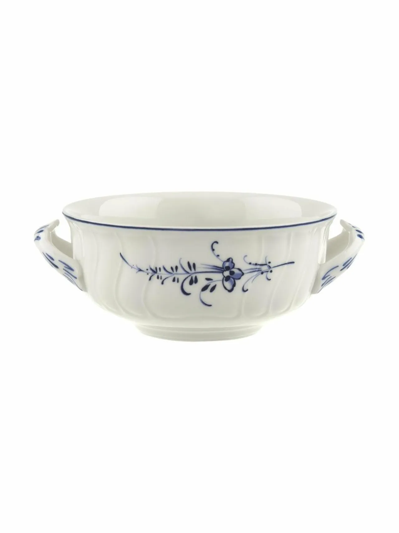 Lautaset & Kulhot|Villeroy & Boch Old Luxembourg -soppakulho 0,4 l VALKOINEN/SININEN