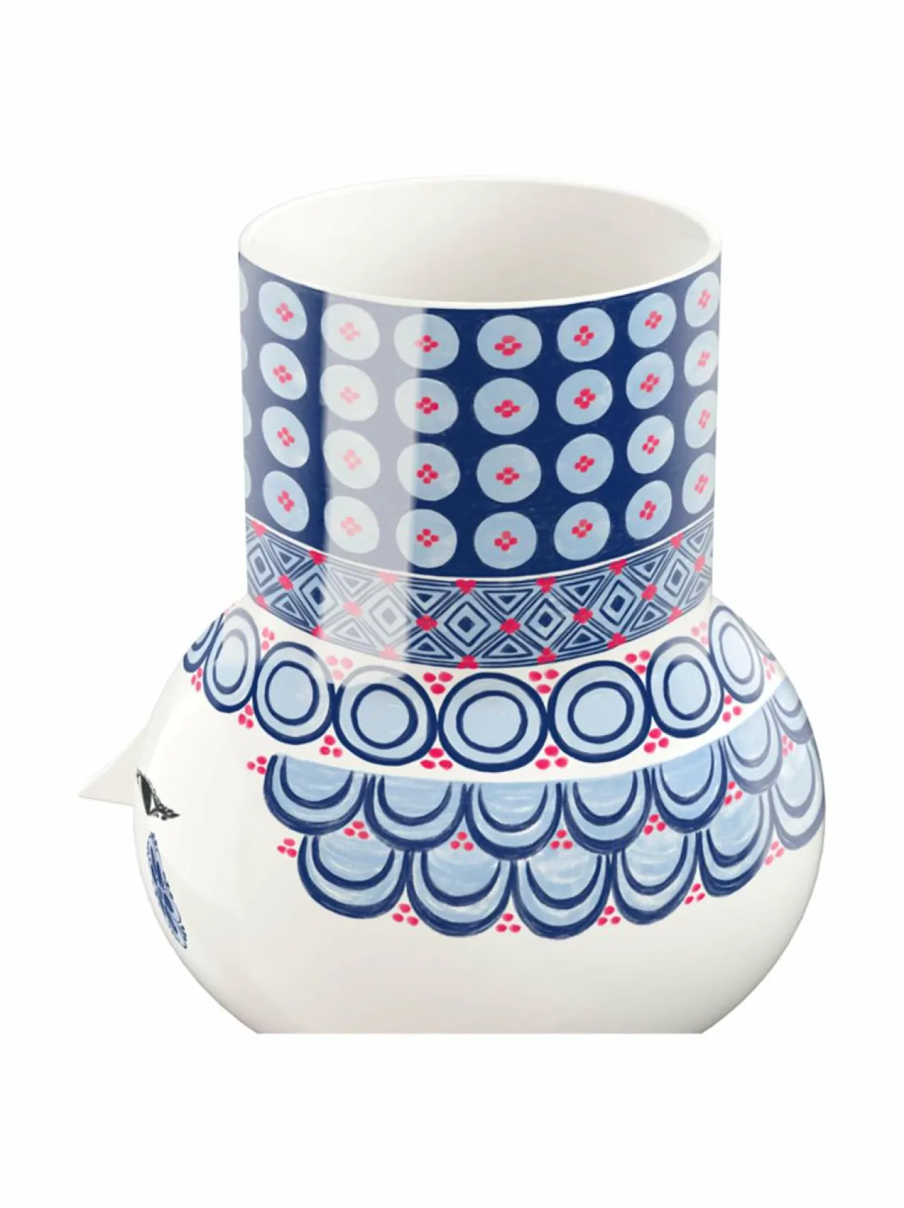 Koriste-Esineet|Bjørn Wiinblad Olga -maljakko, 20 cm BLUE BLUE