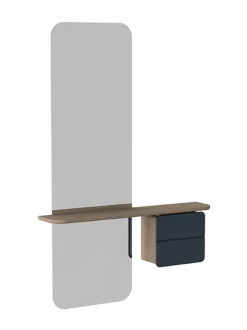 Peilit, Kellot & Kehykset|UMAGE One More Look -peili 118 x 78 x 15 cm OAK ANTHRACITE GREY