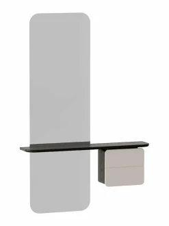 Peilit, Kellot & Kehykset|UMAGE One More Look -peili 118 x 78 x 15 cm BLACK OAK PEARL WHITE