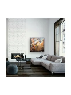 Taulut & Julisteet|Pia Rydman Art Onnen karnevaali - öljyvärimaalaus, 100x100 cm