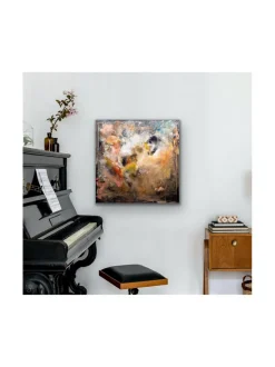 Taulut & Julisteet|Pia Rydman Art Onnen karnevaali - öljyvärimaalaus, 100x100 cm