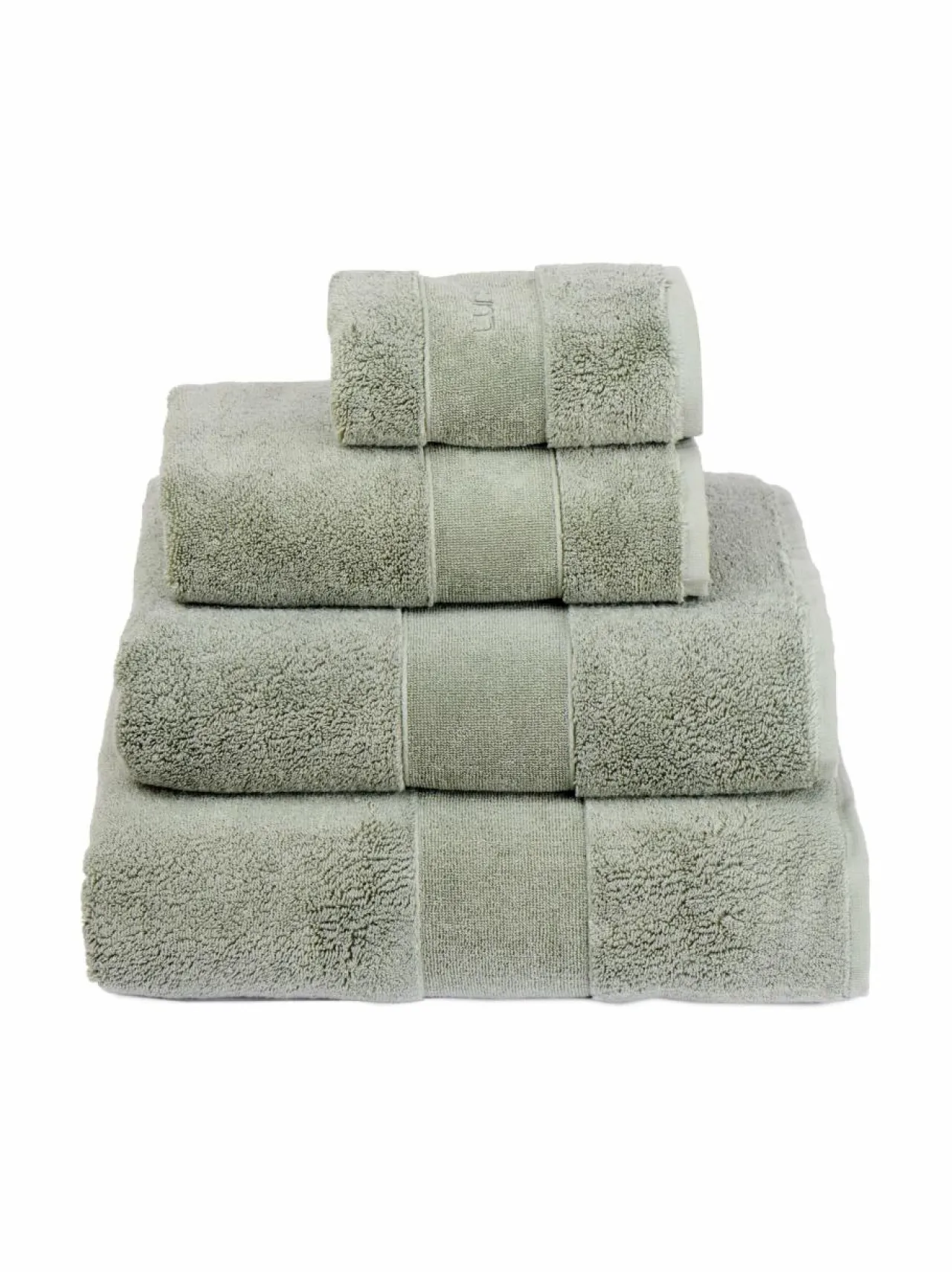 Kylpyhuonetekstiilit|LUIN LIVING Organic Elegance -pyyhe ASH GREEN