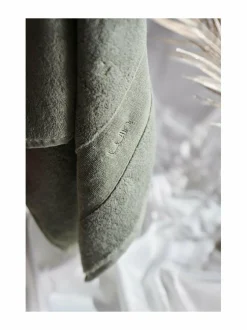 Kylpyhuonetekstiilit|LUIN LIVING Organic Elegance -pyyhe ASH GREEN
