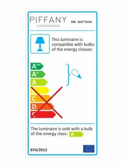 Pöytävalaisimet|Piffany Copenhagen Original Mr. Wattson -pöytävalaisin WHITE