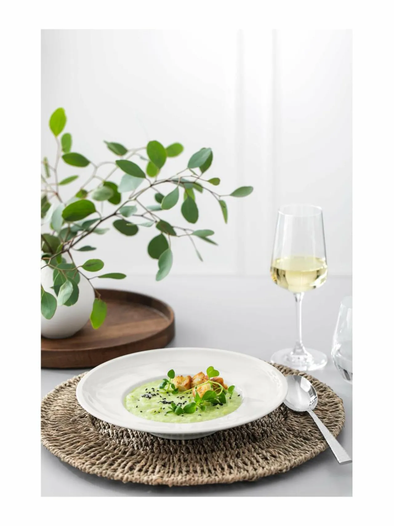 Lasit|Villeroy & Boch Ovid-valkoviinilasi 4 kpl