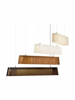 Kattovalaisimet|Secto Design Owalo 7000 -riippuvalaisin 13 x 100 cm WHITE LAMINATED
