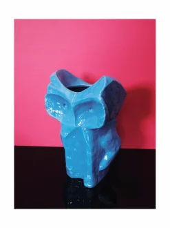 Koriste-Esineet|Serax Owl L -maljakko 600 BLUE