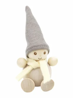 Muut Joulukoristeet|Aarikka Pakkanen Istuja -joulukoriste 9 cm WHITE