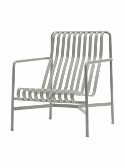 Puutarhakalusteet & Pehmusteet|HAY Palissade Lounge Chair High -lepotuoli 73 x 92 cm SKY GREY (HARMAA)