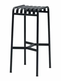 Puutarhakalusteet & Pehmusteet|HAY Palissade-baarijakkara 38 x 45 cm ANTHRACITE (HIILENHARMAA)