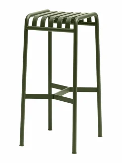 Puutarhakalusteet & Pehmusteet|HAY Palissade-baarijakkara 38 x 45 cm OLIVE (OLIIVINVIHREÄ)