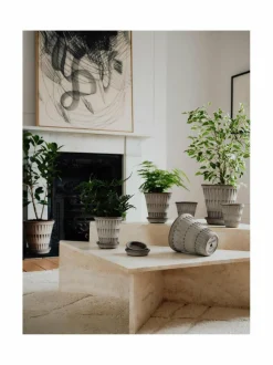 Ruukut & Istutusastiat|Bergs Potter Pantheon Raw -ruukku Ø 14 cm GREY