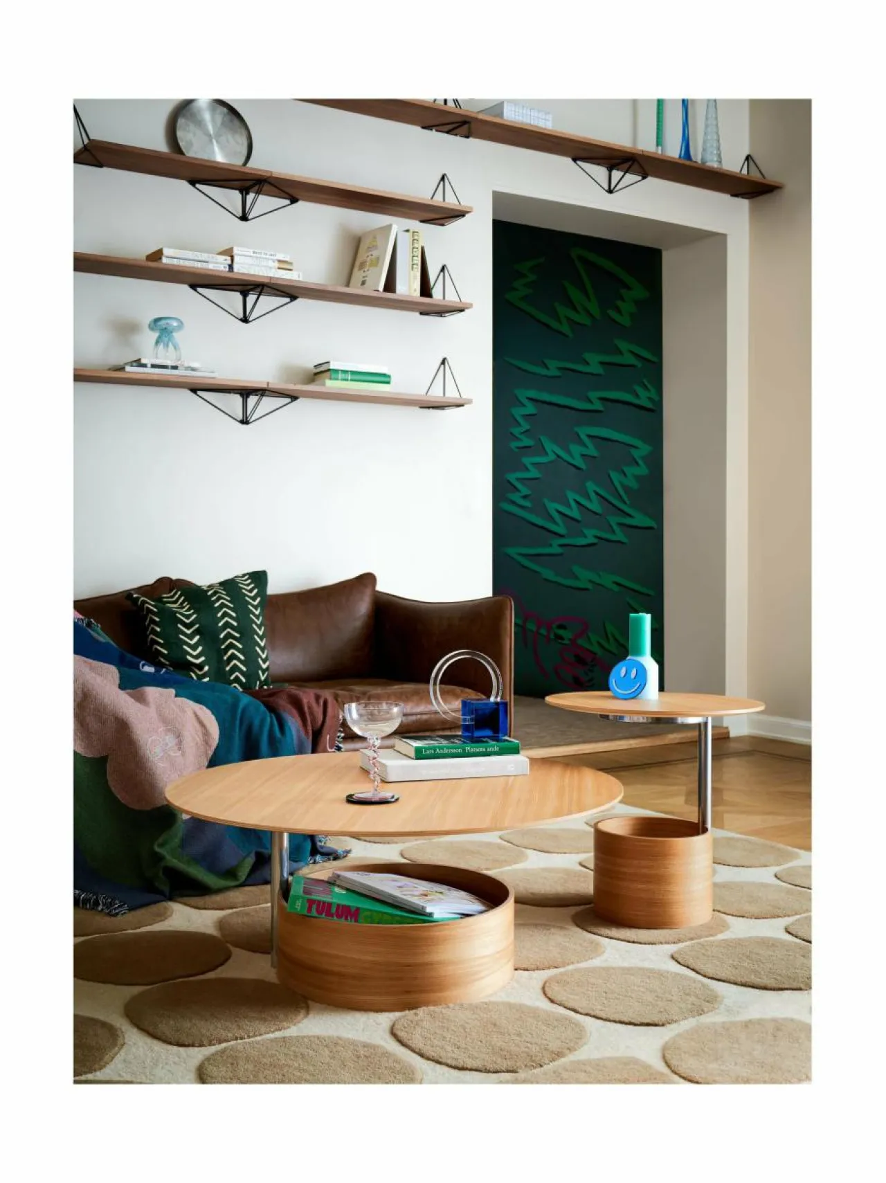 Pöydät|Maze Parasol L -sohvapöytä OAK