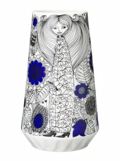 Koriste-Esineet|Arabia Pastoraali-maljakko 19 cm SININEN