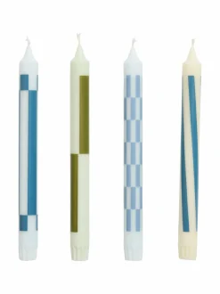 Kynttilät & Lyhdyt|HAY Pattern-kynttilä 4 kpl MULTI
