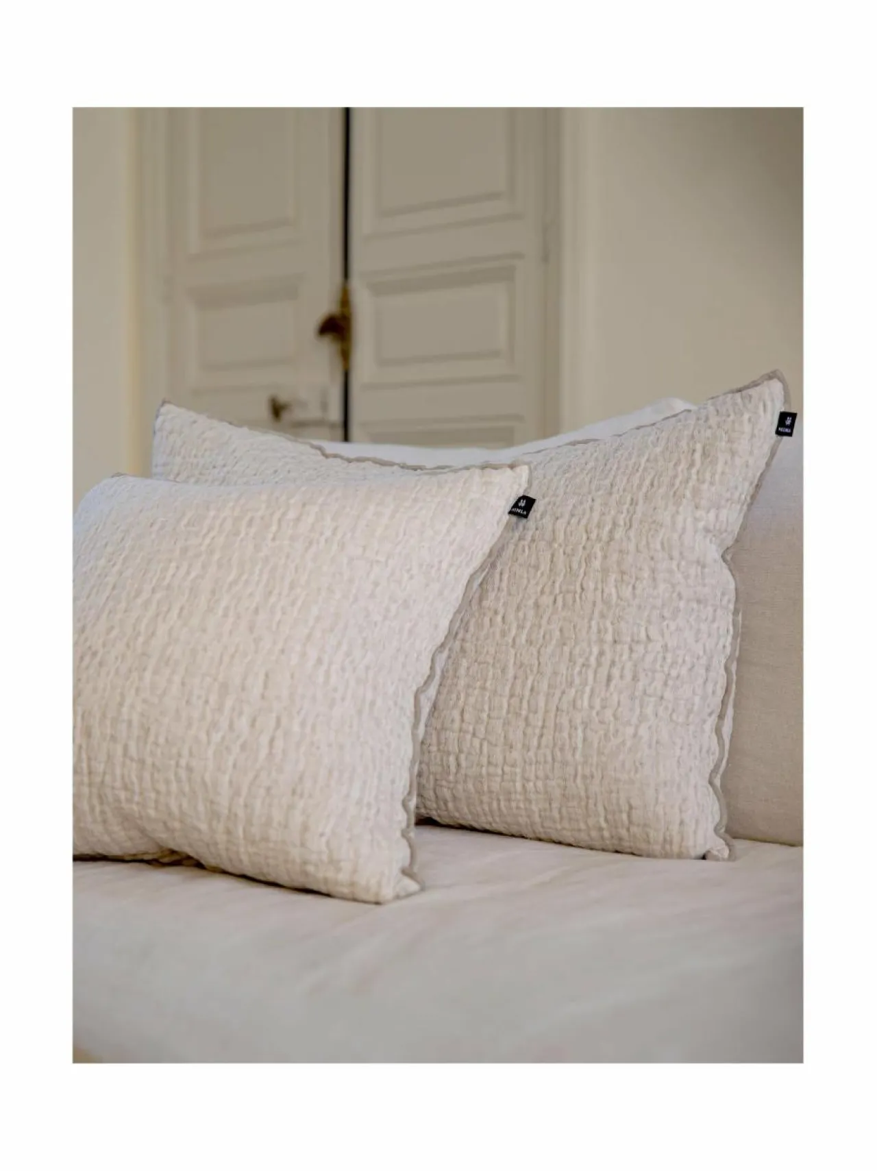 Sisustustyynyt|Himla Pauline-tyynynpäällinen 50 x 50 cm 04 OATMEAL