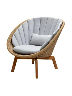 Puutarhakalusteet & Pehmusteet|Cane-Line Peacock-nojatuoli BEIGE