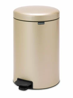 Roskakorit & -Pussit|Brabantia Pedal Bin NewIcon -poljinroskakori 20 l METALLIC GOLD