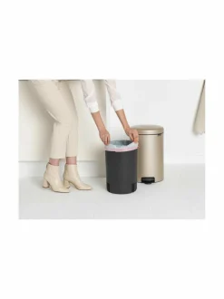 Roskakorit & -Pussit|Brabantia Pedal Bin NewIcon -poljinroskakori 20 l METALLIC GOLD